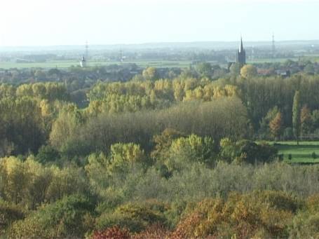 Krefeld : Ausblick vom Aussichtsturm über den Hülser Berg